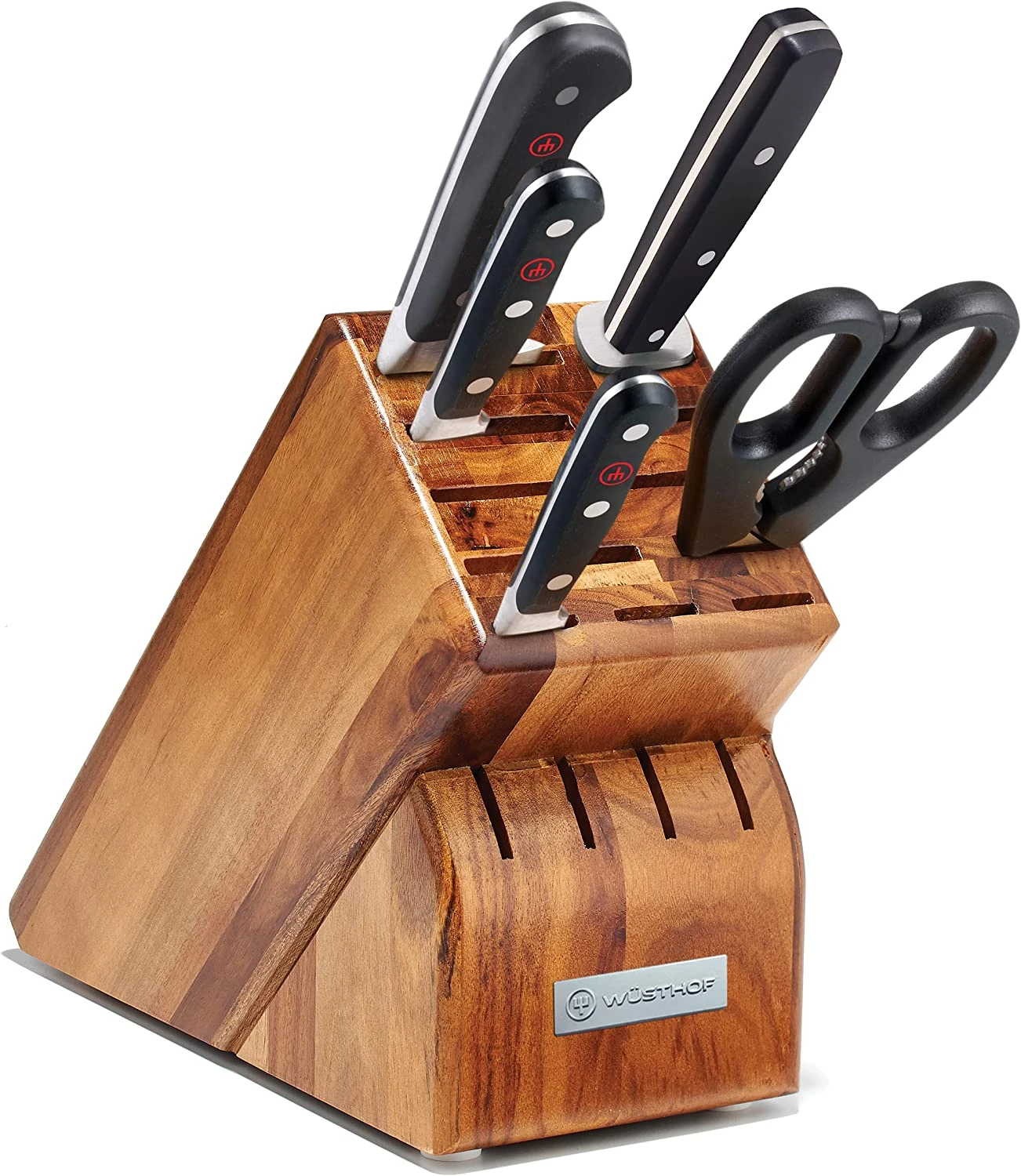 Wusthof Classic - 6 Pc. Starter Knife Block Set, Acacia 1 Wusthof Classic - 6 Pc. Starter Knife Block Set, Acacia
