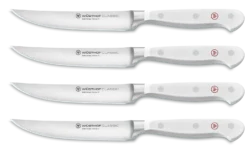 Wusthof Classic White - 4 Pc. Steak Knife Set- Personalized Engraving Available