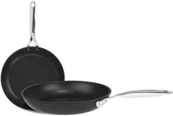 Cristel Castel'Pro Ultralu 2-Pc. Non-Stick Frying Pan Set