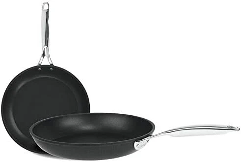Cristel Castel'Pro Ultralu 2-Pc. Non-Stick Frying Pan Set 1 Cristel Castel'Pro Ultralu 2-Pc. Non-Stick Frying Pan Set