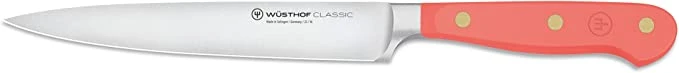 Wusthof Classic Coral Peach - 6" Utility Knife- Personalized Engraving Available 1 Wusthof Classic Coral Peach - 6" Utility Knife- Personalized Engraving Available