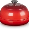 Le Creuset 9 1/2"/1.75 Qt. Signature Enameled Cast Iron Bread Oven - Cerise