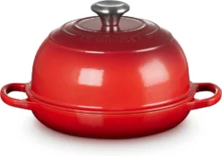 Le Creuset 9 1/2"/1.75 Qt. Signature Enameled Cast Iron Bread Oven - Cerise