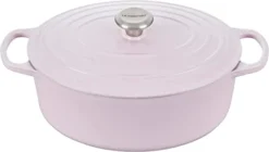 Le Creuset 6 3/4 Qt. Signature Oval Dutch Oven W/Stainless Steel Knob - Shallot- Personalized Engraving Available