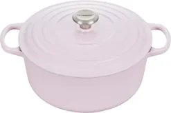 Le Creuset 5 1/2 Qt. Signature Round Dutch Ovenw/Stainless Steel Knob - Shallot- Personalized Engraving Available