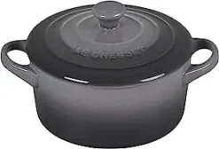 Le Creuset 14 Oz. Stoneware Mini Round Cocotte - Oyster