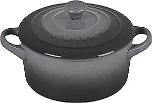 Le Creuset 14 Oz. Stoneware Mini Round Cocotte - Oyster 1 Le Creuset 14 Oz. Stoneware Mini Round Cocotte - Oyster