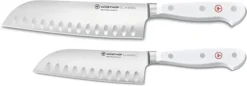 Wusthof Classic White - 2 Pc. Santoku Set