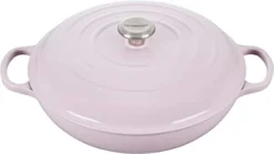 Le Creuset 5 Qt. Signature Braiser W/Stainless Steel Knob- Shallot- Personalized Engraving Available