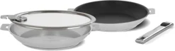 Cristel Strate Stainless Steel 4 Pc Frying Pan Set