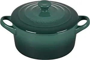Le Creuset 14 Oz. Stoneware Mini Round Cocotte - Artichaut 1 Le Creuset 14 Oz. Stoneware Mini Round Cocotte - Artichaut