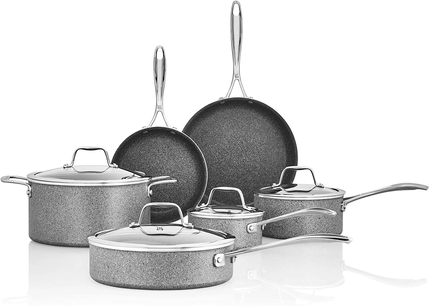 Henckels Capri Granitium 10 Pc. Aluminum Nonstick Cookware Set 1 Henckels Capri Granitium 10 Pc. Aluminum Nonstick Cookware Set