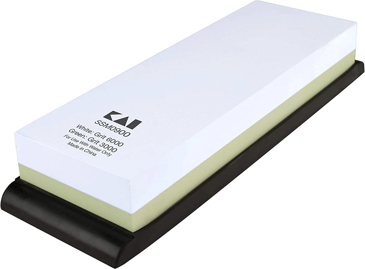 Shun Combination Whetstone W/Rubber Base #3000/#6000 1 Shun Combination Whetstone W/Rubber Base #3000/#6000