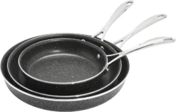 Henckels Capri Notte 3 Pc. Aluminum Nonstick Fry Pan Set