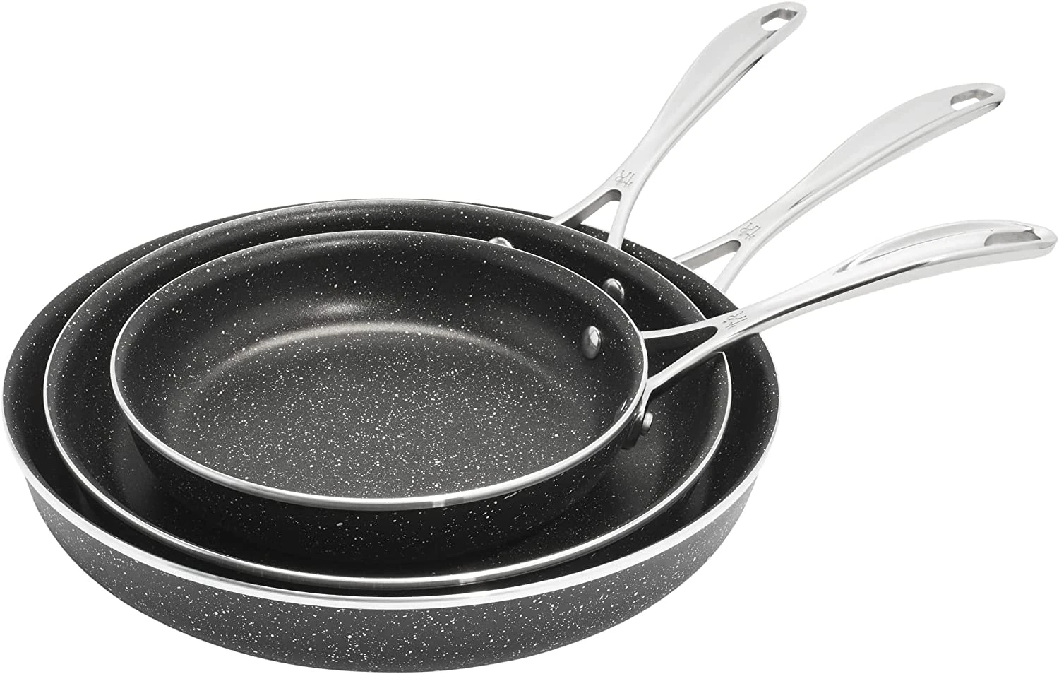 Henckels Capri Notte 3 Pc. Aluminum Nonstick Fry Pan Set 1 Henckels Capri Notte 3 Pc. Aluminum Nonstick Fry Pan Set