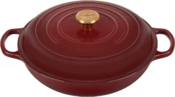 Le Creuset 5 Qt. Signature Braiser W/Gold Knob - Rhone