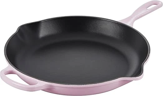 Le Creuset 11 3/4" (2 3/8 Qt.) Signature Cast Iron Handle Skillet - Shallot 1 Le Creuset 11 3/4" (2 3/8 Qt.) Signature Cast Iron Handle Skillet - Shallot