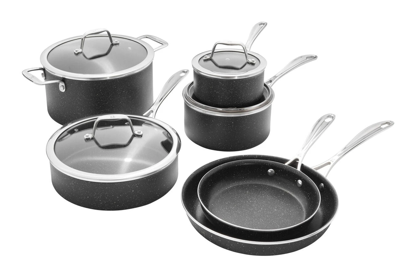 Henckels Capri Notte 10 Pc. Aluminum Nonstick Cookware Set 1 Henckels Capri Notte 10 Pc. Aluminum Nonstick Cookware Set