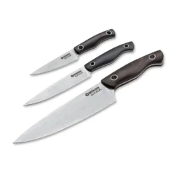 Boker Saga 3-Pc Knife Set - Grenadill Wood