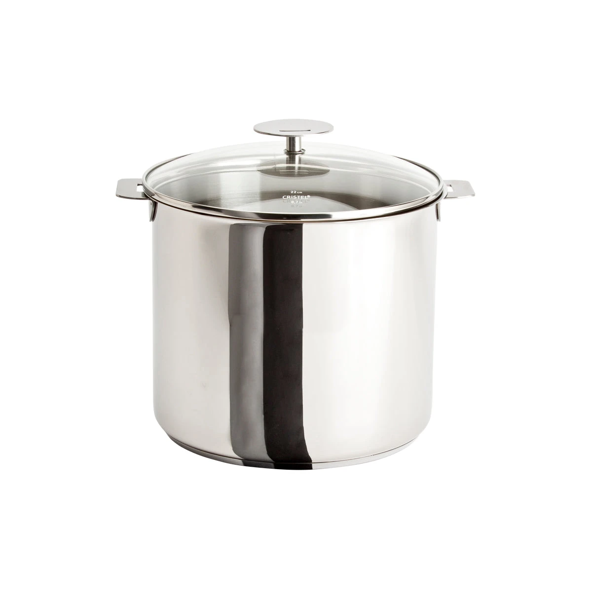 Cristel Casteline Removable Handle - 10 Qt Stockpot W/Lid 1 Cristel Casteline Removable Handle - 10 Qt Stockpot W/Lid