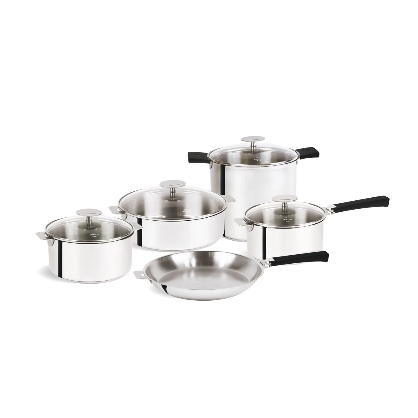 Cristel Mutine Removable Handle - 13-Pc Stainless Steel Cookware Set 1 Cristel Mutine Removable Handle - 13-Pc Stainless Steel Cookware Set