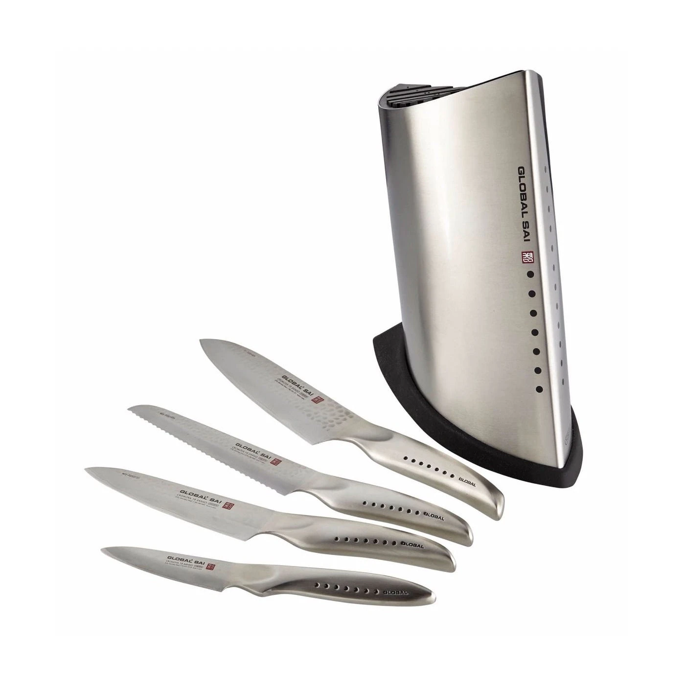 Global Sai SAI-5001 - 5 Pc. Knife Block Set 1 Global Sai SAI-5001 - 5 Pc. Knife Block Set