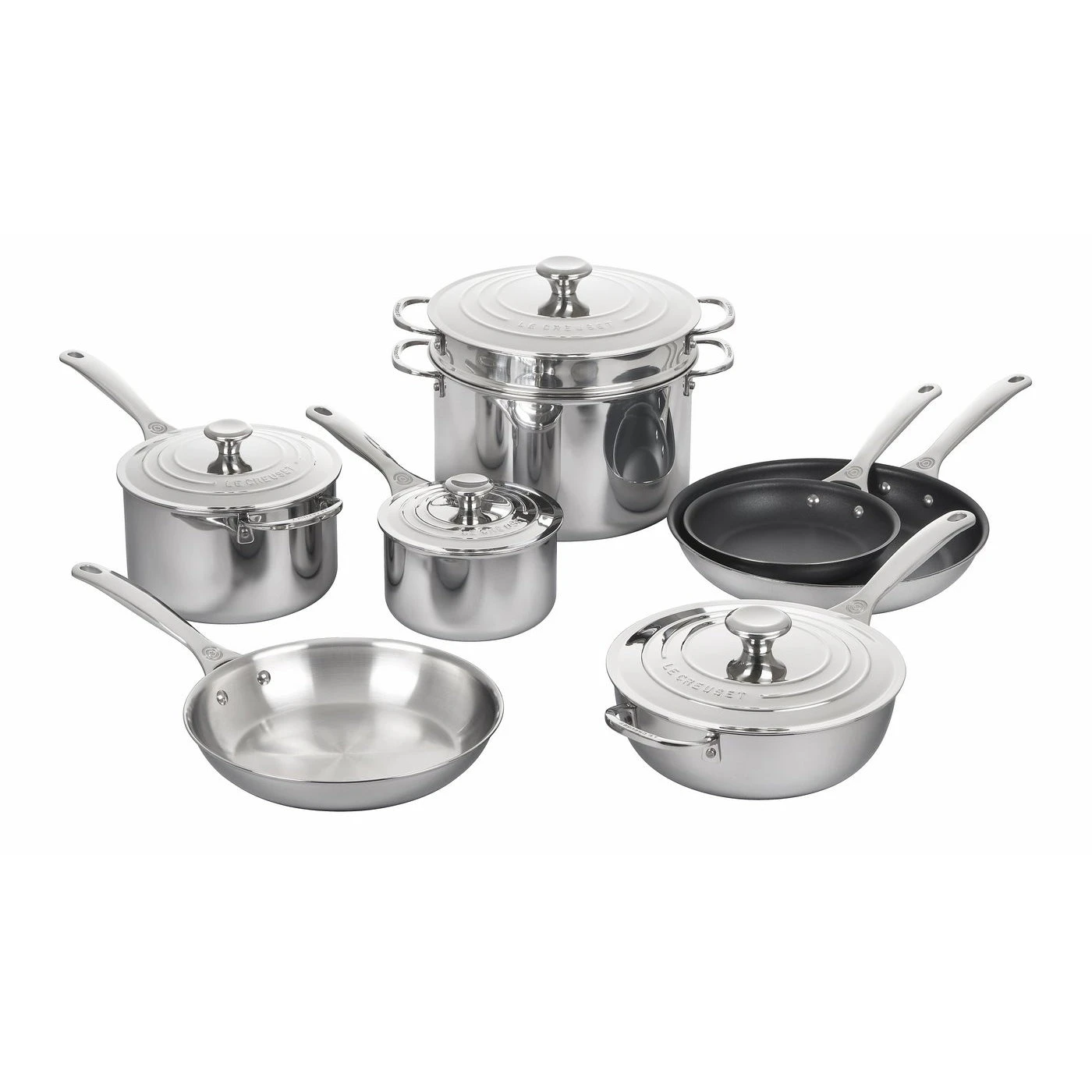 Le Creuset 12-Piece Set - Stainless Steel 1 Le Creuset 12-Piece Set - Stainless Steel