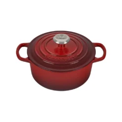 Le Creuset 2 Qt. Signature Round Dutch Oven W/Stainless Steel Knob - Cerise