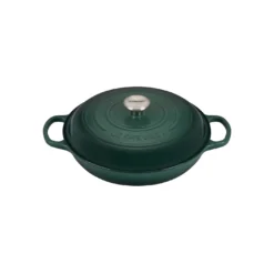 Le Creuset 3 1/2 Qt. Signature Braiser W/Stainless Steel Knob - Artichaut- Personalized Engraving Available