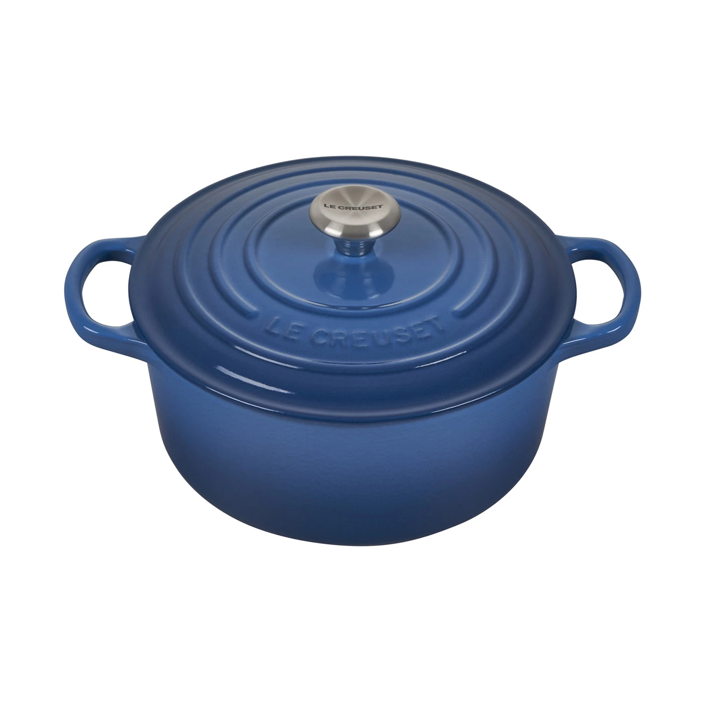 Le Creuset 2 Qt. Signature Round Dutch Oven W/Stainless Steel Knob - Marseille 1 Le Creuset 2 Qt. Signature Round Dutch Oven W/Stainless Steel Knob - Marseille
