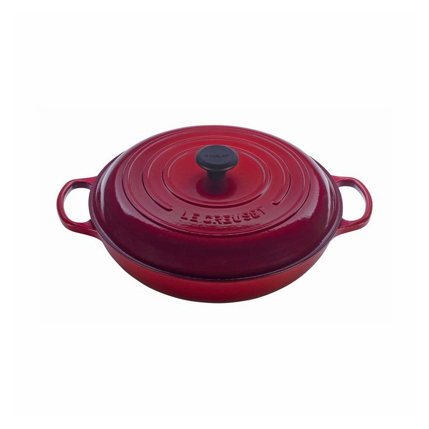 Le Creuset 5 Qt. Signature Braiser - Cerise 1 Le Creuset 5 Qt. Signature Braiser - Cerise