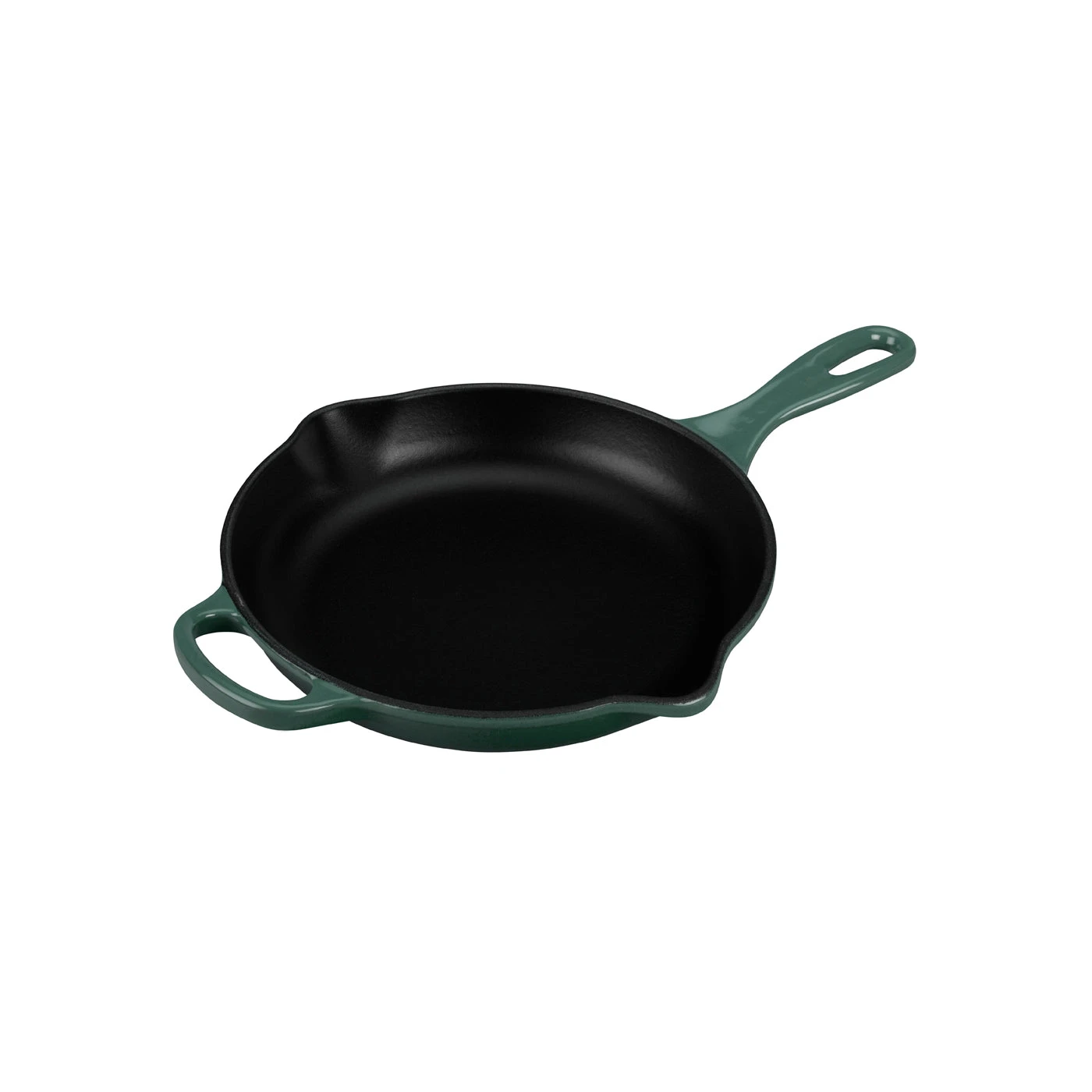 Le Creuset 9" (1 3/8 Qt.) Signature Cast Iron Handle Skillet - Artichaut 1 Le Creuset 9" (1 3/8 Qt.) Signature Cast Iron Handle Skillet - Artichaut
