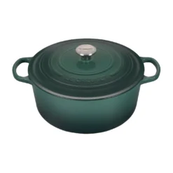Le Creuset 9 Qt. Signature Round Dutch Oven W/Stainless Steel Knob - Artichaut- Personalized Engraving Available