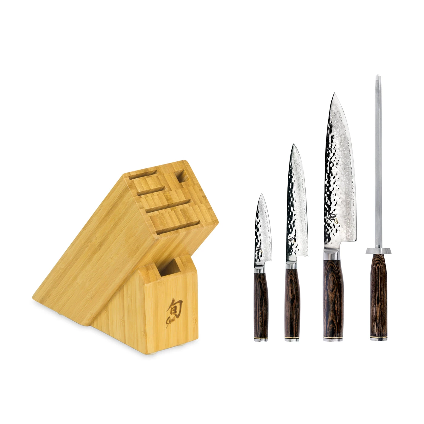 Shun Premier - 5 Pc. Starter Knife Block Set 1 Shun Premier - 5 Pc. Starter Knife Block Set
