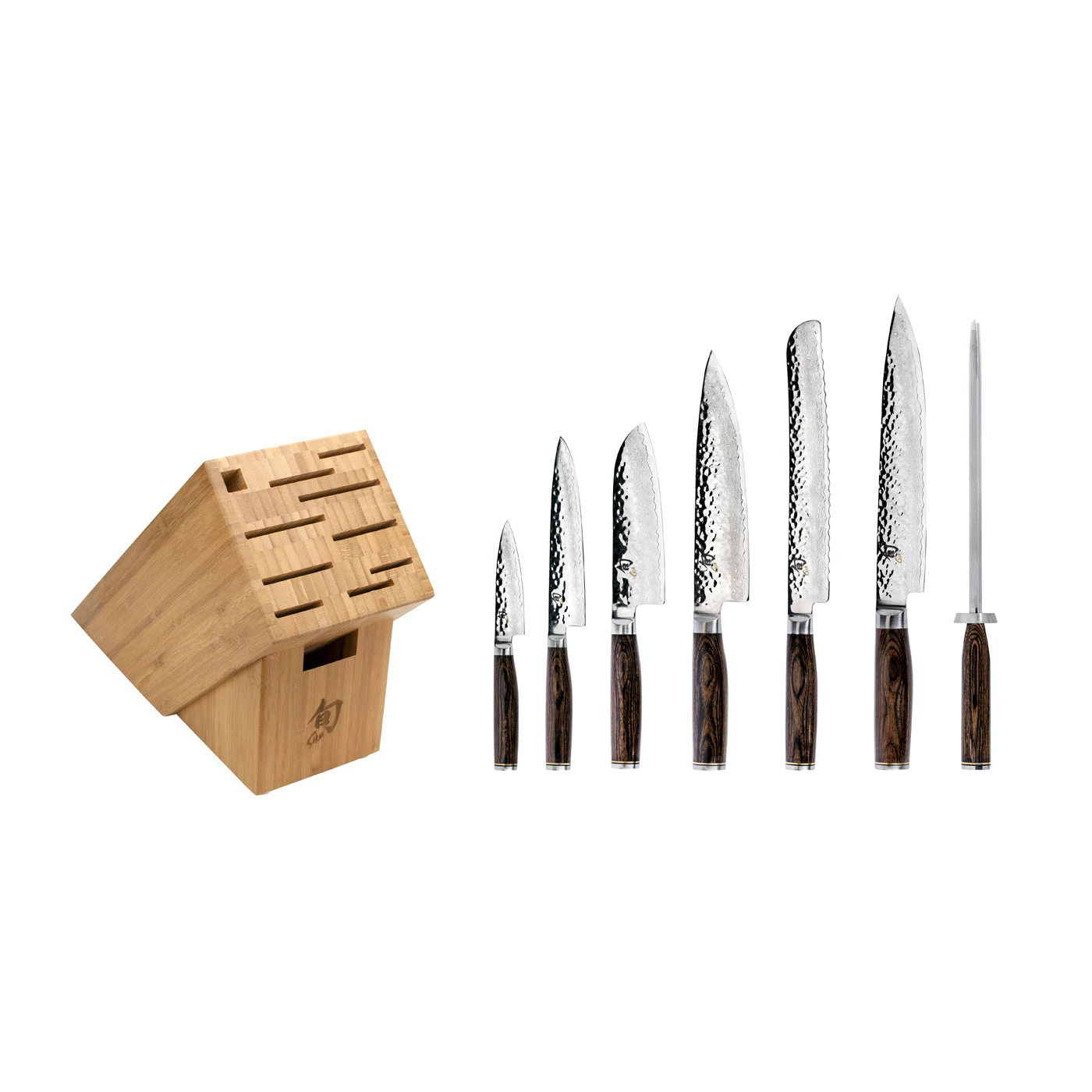 Shun Premier - 8 Pc. Professional Knife Block Set 1 Shun Premier - 8 Pc. Professional Knife Block Set
