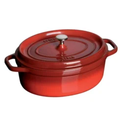 Staub Oval Cocotte - 7Qt - Cherry