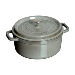 Staub Round Cocotte - 4Qt - Graphite Grey