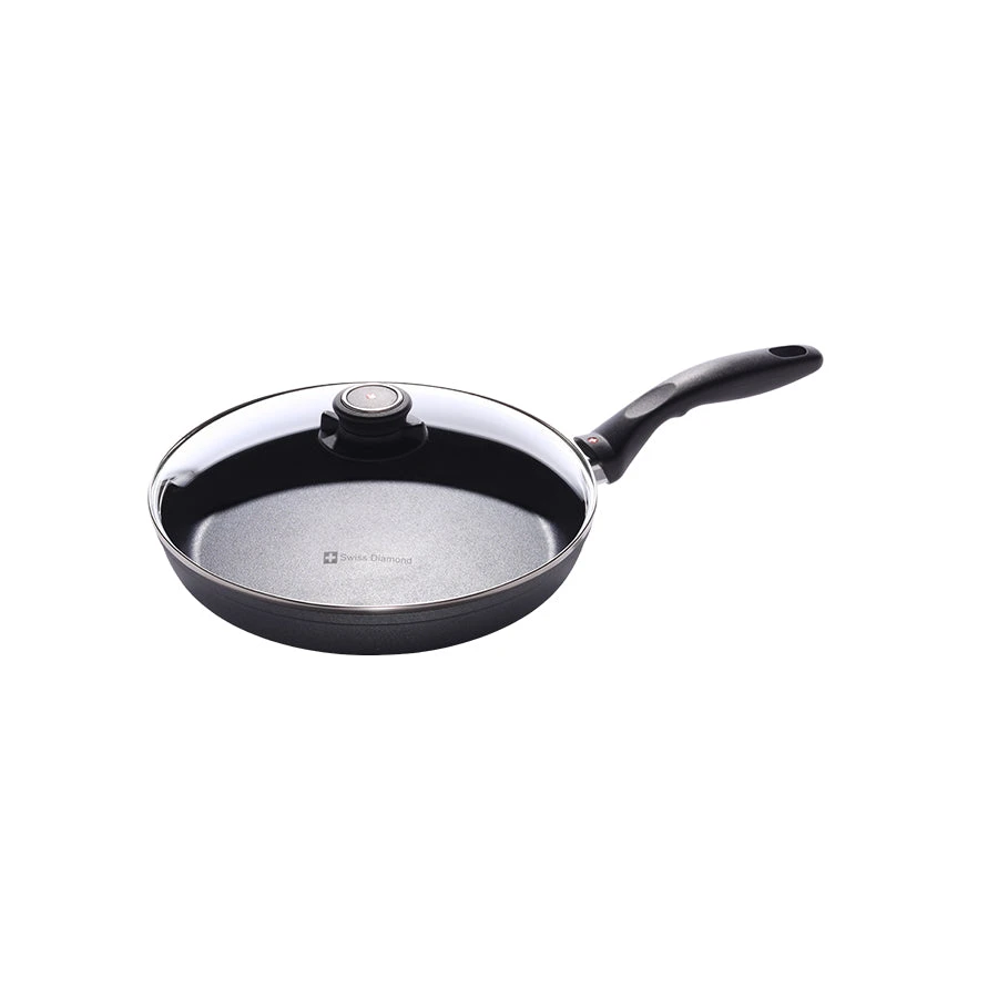 Swiss Diamond - 10.25" Fry Pan W/Lid 1 Swiss Diamond - 10.25" Fry Pan W/Lid