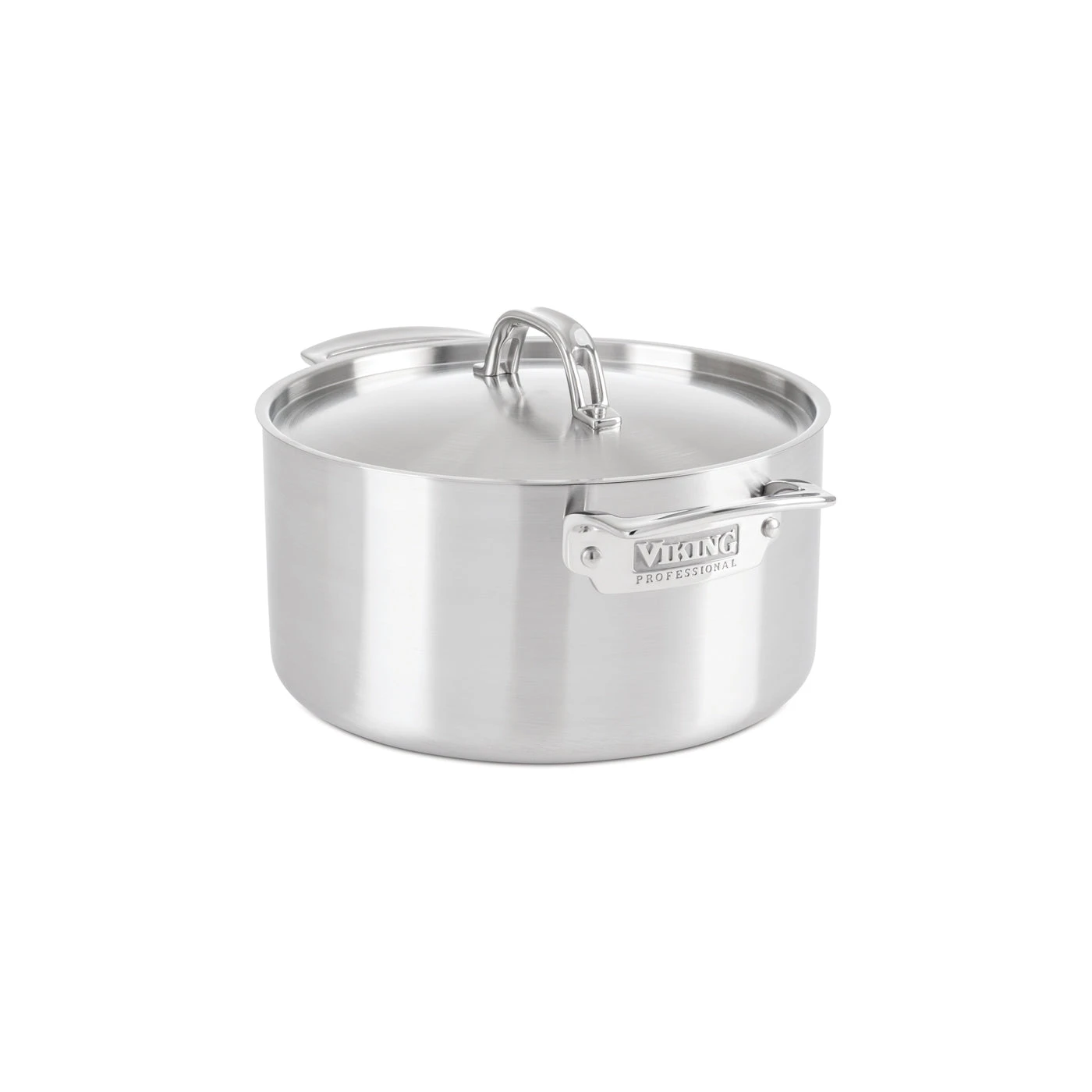 Viking 5-Ply Professional - 6 Qt. Stock Pot W/Lid - Satin Finish 1 Viking 5-Ply Professional - 6 Qt. Stock Pot W/Lid - Satin Finish